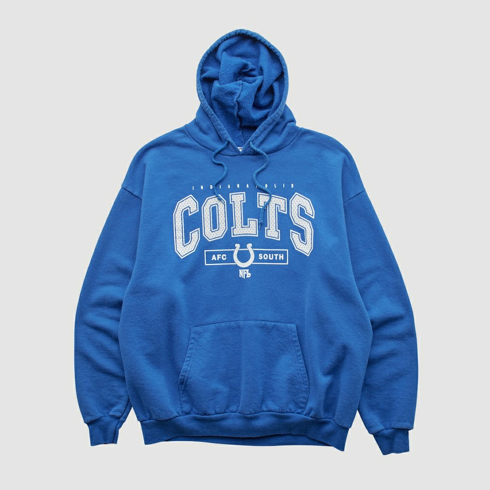Indianapolis Colts NFL Hooded Pullover Sweatshirt Blue Vintage - Fanatics