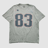 New England Patriots Reebok 2012 T-shirt Heather Gray Vintage - Fanatics