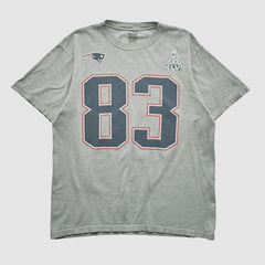 New England Patriots Reebok 2012 T-shirt Heather Gray Vintage - Fanatics