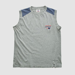 New England Patriots NFL Tank Heather Gray Vintage - Fanatics