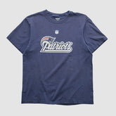 New England Patriots Reebok 2000s T-shirt Navy Vintage - Fanatics