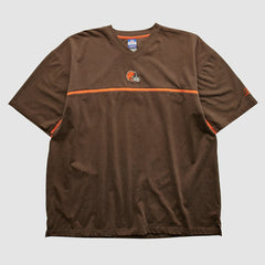 Cleveland Browns Reebok 2000s T-shirt Brown Vintage - Fanatics