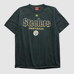 Pittsburgh Steelers NFL 2000s T-shirt Black Vintage - Fanatics