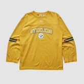 Pittsburgh Steelers NFL 2000s Long Sleeve T-shirt Yellow Vintage - Fanatics