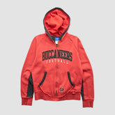 Tampa Bay Buccaneers Reebok 2000s Hooded Full Zip Sweatshirt Red Vintage - Fanatics