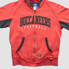 Tampa Bay Buccaneers Reebok 2000s Hooded Full Zip Sweatshirt Red Vintage - Fanatics