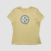 Pittsburgh Steelers Reebok 2000s T-shirt Yellow Vintage - Fanatics