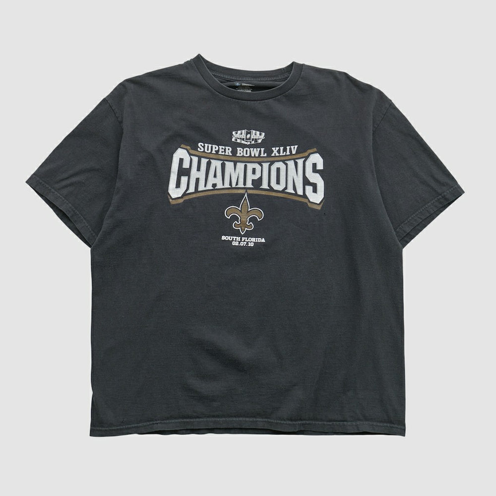 New Orleans Saints NFL 2010 T-shirt Black Vintage - Fanatics