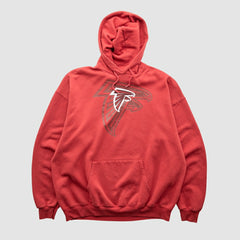 Atlanta Falcons NFL 2000s Hooded Pullover Sweatshirt Red Vintage - Fanatics