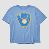Milwaukee Brewers Majestic 2000s T-shirt On Sale