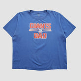 New York Giants Reebok T-shirt Blue Vintage - Fanatics