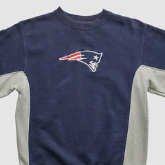 New England Patriots Reebok 2000s Pullover Sweatshirt Navy Vintage - Fanatics