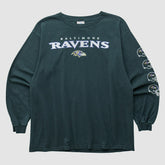 Baltimore Ravens NFL 2000s Long Sleeve T-shirt Black Vintage - Fanatics