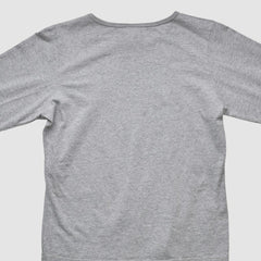 New England Patriots NFL 2000s Long Sleeve T-shirt Heather Gray Vintage - Fanatics