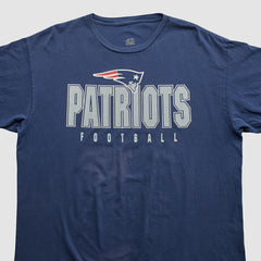 New England Patriots 2000s T-shirt Navy Vintage - Fanatics