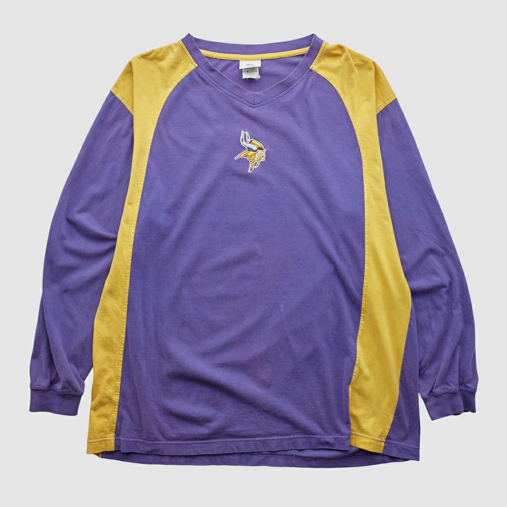 Minnesota Vikings NFL 2000s Long Sleeve T-shirt Purple Vintage - Fanatics