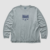 Dallas Cowboys Cowboys Authentic Apparel 2000s Long Sleeve T-shirt Heather Gray Vintage - Fanatics