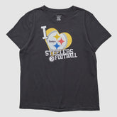 Pittsburgh Steelers Reebok 2000s T-shirt Black Vintage - Fanatics