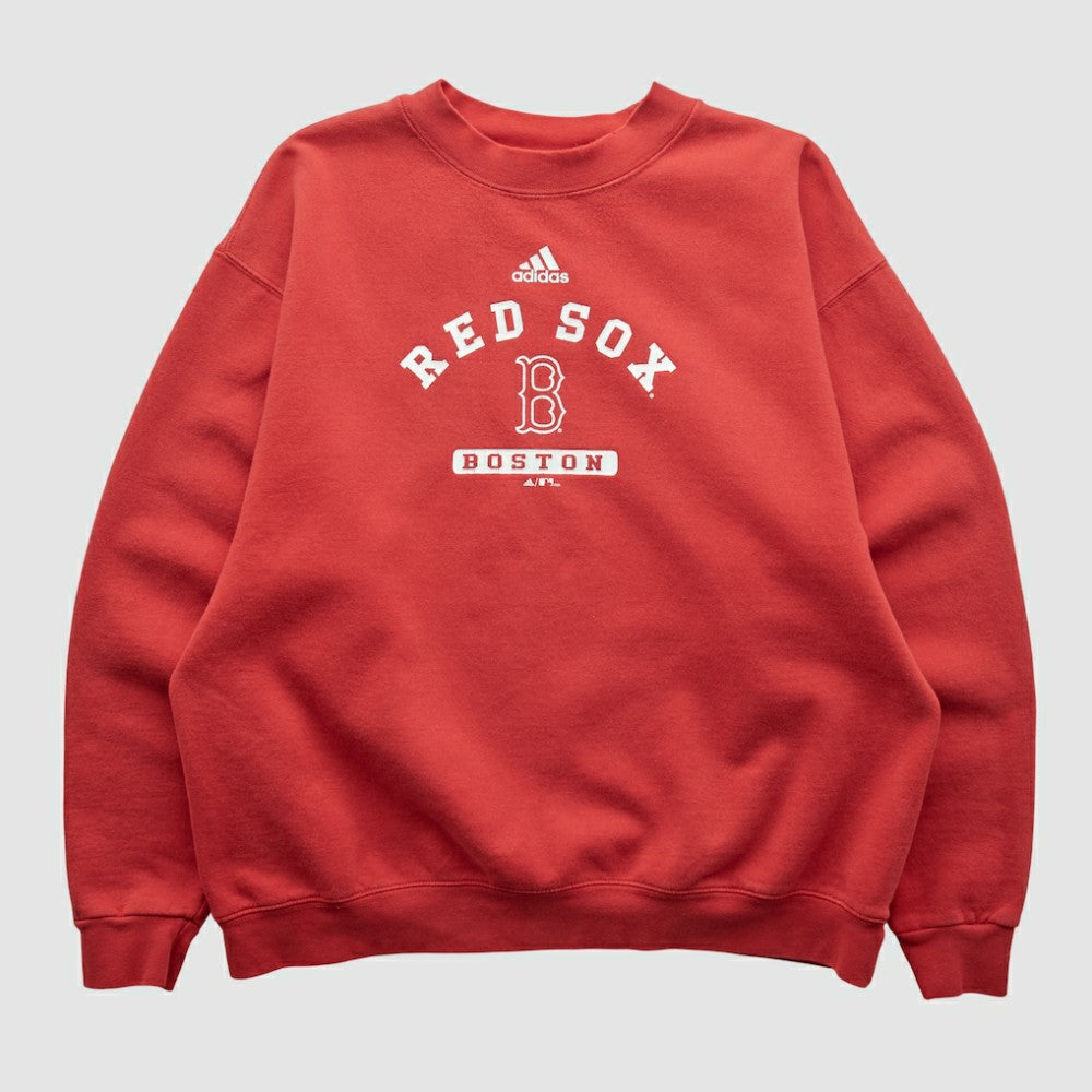 Boston Red Sox Adidas 2000s Pullover Sweatshirt On Sale