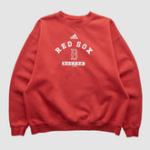 Boston Red Sox Adidas 2000s Pullover Sweatshirt On Sale