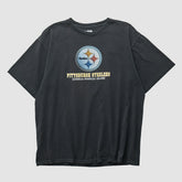 Pittsburgh Steelers NFL 2000s T-shirt Black Vintage - Fanatics