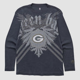 Green Bay Packers NFL 2000s Long Sleeve T-shirt Black Vintage - Fanatics
