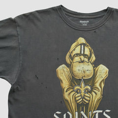 New Orleans Saints Reebok 2000s T-shirt Black Vintage - Fanatics