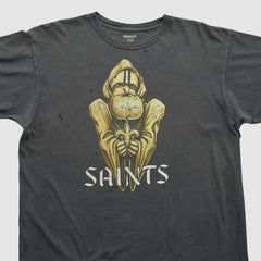 New Orleans Saints Reebok 2000s T-shirt Black Vintage - Fanatics