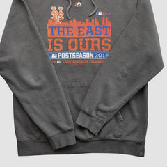 New York Mets Majestic 2015 Hooded Pullover Sweatshirt Clearance