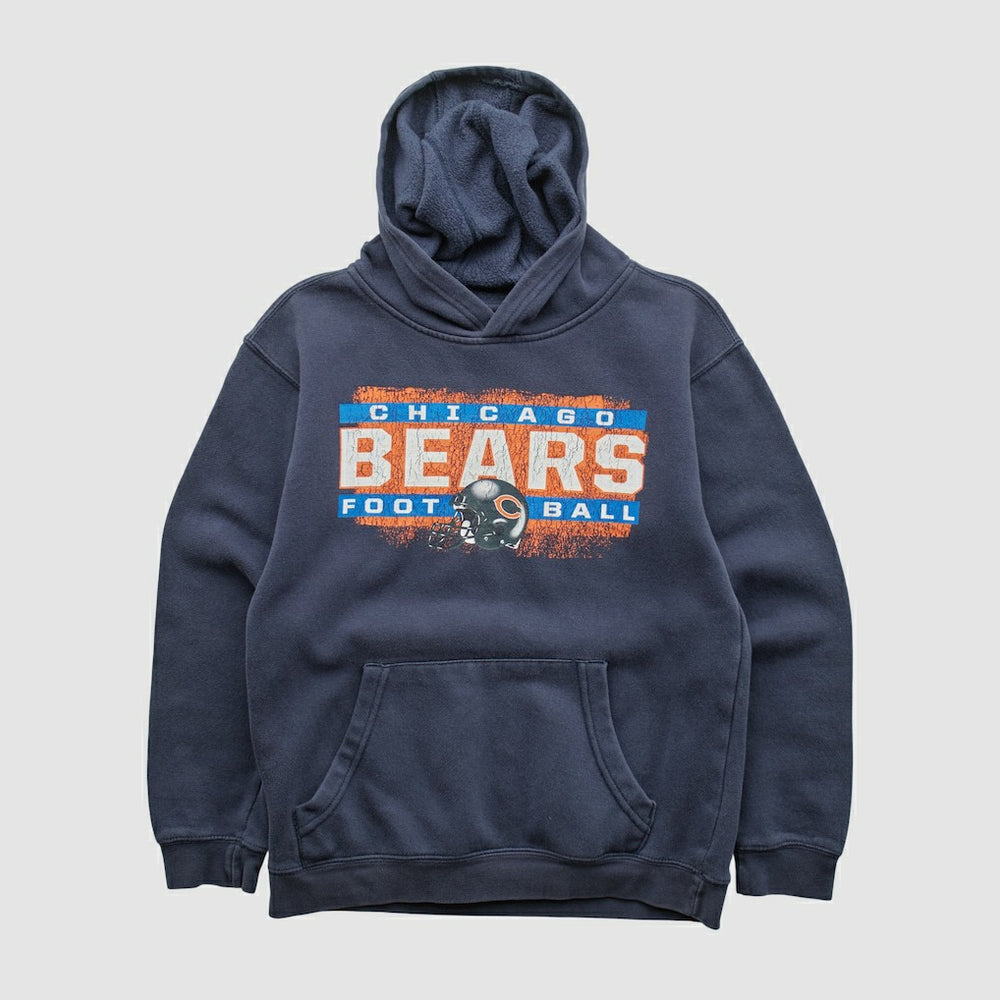 Chicago Bears NFL 2010s Hooded Pullover Sweatshirt Navy Vintage - Fanatics