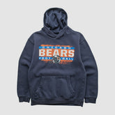 Chicago Bears NFL 2010s Hooded Pullover Sweatshirt Navy Vintage - Fanatics