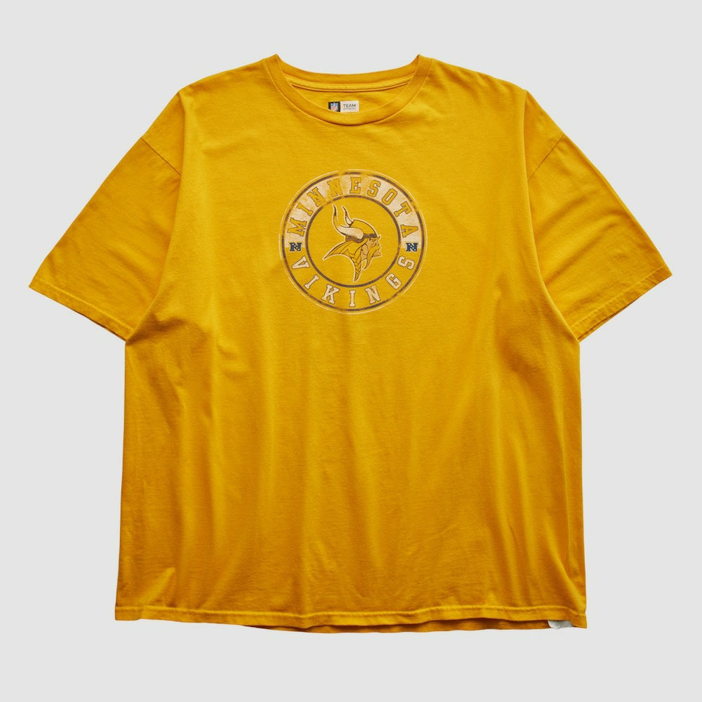 Minnesota Vikings NFL 2000s T-shirt Yellow Vintage - Fanatics