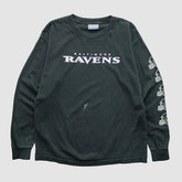 Baltimore Ravens Reebok 2000s Long Sleeve T-shirt Black Vintage - Fanatics