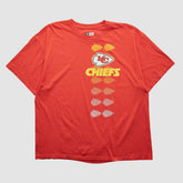 Kansas City Chiefs NFL 2000s T-shirt Red Vintage - Fanatics
