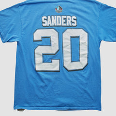 Detroit Lions Majestic 2000s T-shirt Blue Vintage - Fanatics