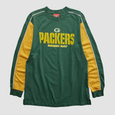 Green Bay Packers NFL 2000s Long Sleeve T-shirt Green Vintage - Fanatics