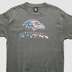 Baltimore Ravens NFL 2010s T-shirt Dark Heather Gray Vintage - Fanatics
