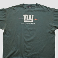 New York Giants 2000s T-shirt Green Vintage - Fanatics