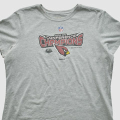 Arizona Cardinals Reebok 2008 T-shirt Heather Gray Vintage - Fanatics