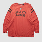 Atlanta Falcons NFL 2000s Long Sleeve T-shirt Red Vintage - Fanatics