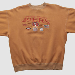 Super Bowl 90s Pullover Sweatshirt Tan Vintage - Fanatics