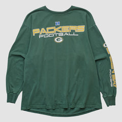 Green Bay Packers NFL 2000s Long Sleeve T-shirt Green Vintage - Fanatics