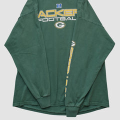 Green Bay Packers NFL 2000s Long Sleeve T-shirt Green Vintage - Fanatics