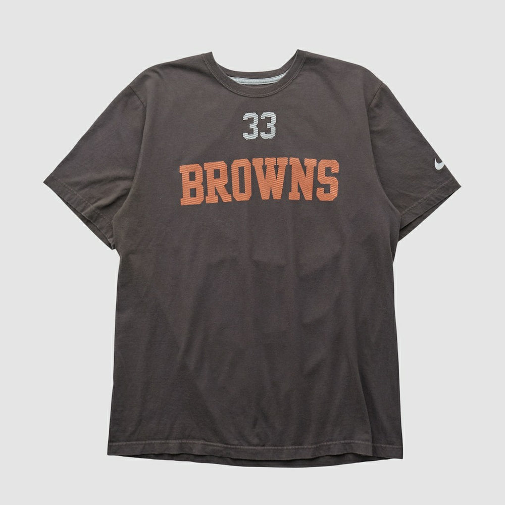 Cleveland Browns 2010s T-shirt Brown Vintage - Fanatics
