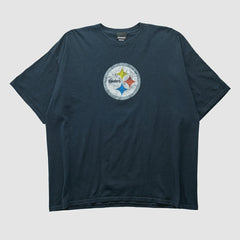 Pittsburgh Steelers Reebok 2000s T-shirt Black Vintage - Fanatics