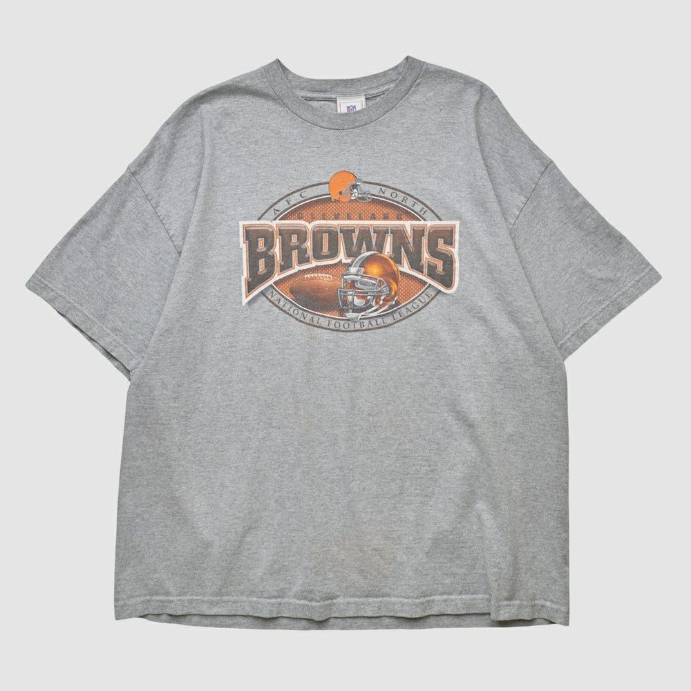 Cleveland Browns NFL 2000s T-shirt Heather Gray Vintage - Fanatics