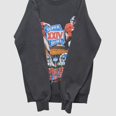 Super Bowl XXIV 1990 Pullover Sweatshirt Black Vintage - Fanatics