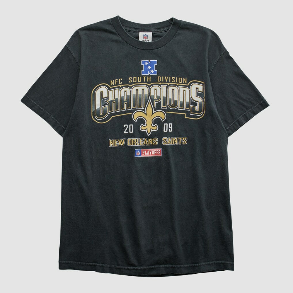New Orleans Saints NFL 2009 T-shirt Black Vintage - Fanatics
