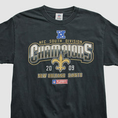 New Orleans Saints NFL 2009 T-shirt Black Vintage - Fanatics