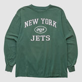 New York Jets NFL 2000s Long Sleeve T-shirt Green Vintage - Fanatics